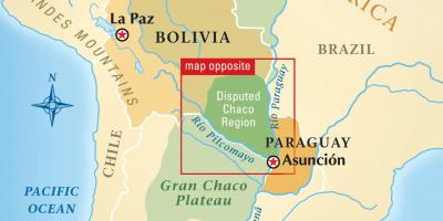 Map of rio Paraguay