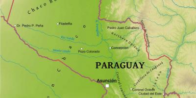 Map of Paraguay geography